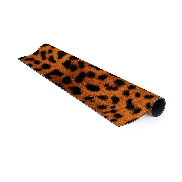 brązowy dywan Sierść kota serwalskiego
