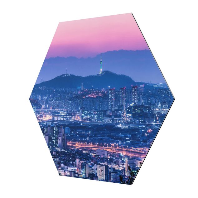 Obrazy na ścianę architektura Skyline of Seoul