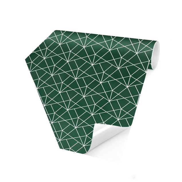Tapety Emerald Art Deco Wzór linii