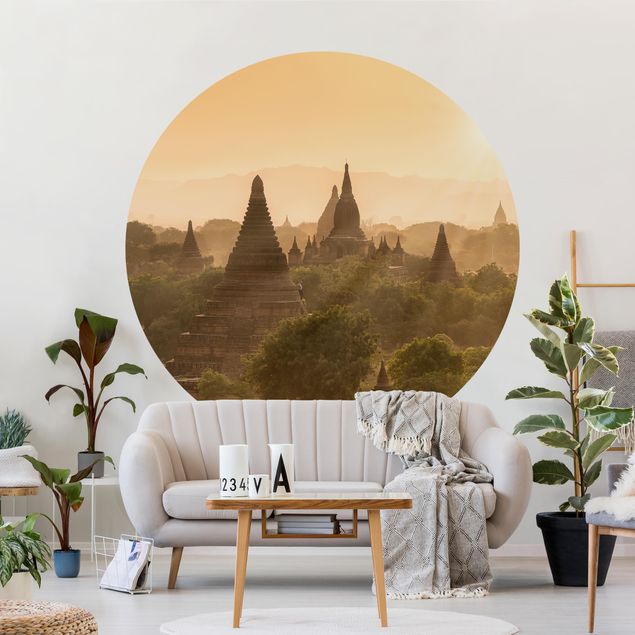 Fototapety krajobraz Zachód słońca nad Baganem