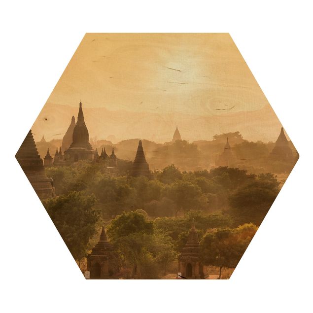 Obrazy na ścianę krajobrazy Zachód słońca nad Baganem