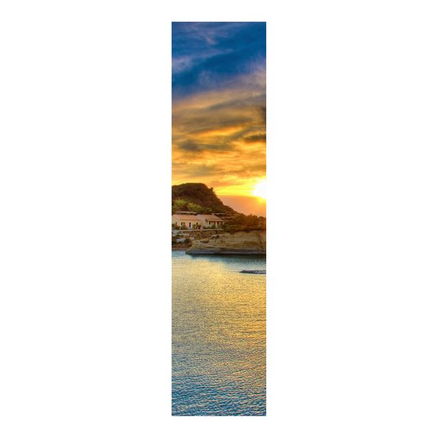 Domowe tekstylia Zachód słońca na Korfu