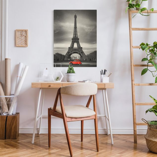 Obraz vintage Spot na temat Paryża
