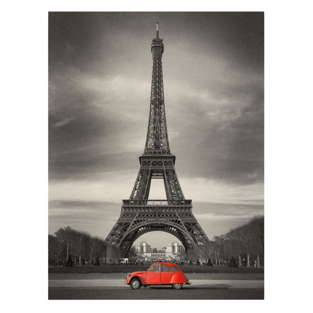 Retro obrazy Spot na temat Paryża