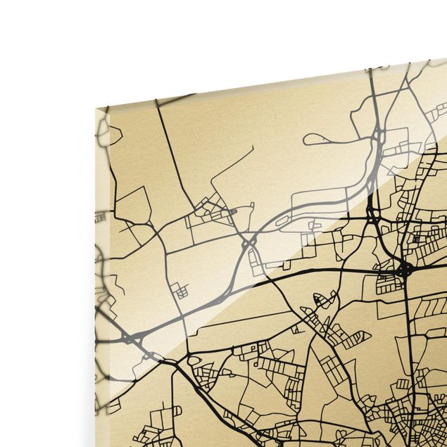 Obrazy nowoczesny Mapa miasta Hanower - Klasyczna