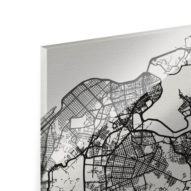 Obrazy nowoczesne Mapa miasta Hawana - Klasyczna