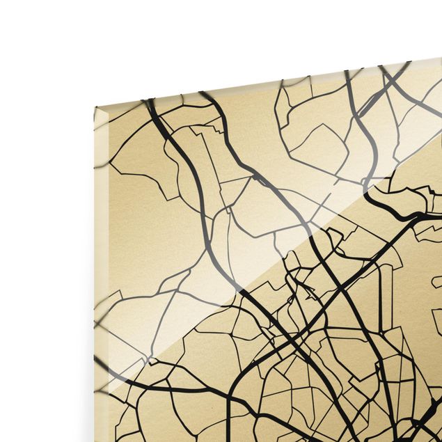 Obrazy nowoczesne Mapa miasta Kolonia - Klasyczna