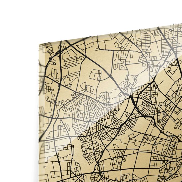 Obrazy nowoczesny City Map Copenhagen - Klasyczna