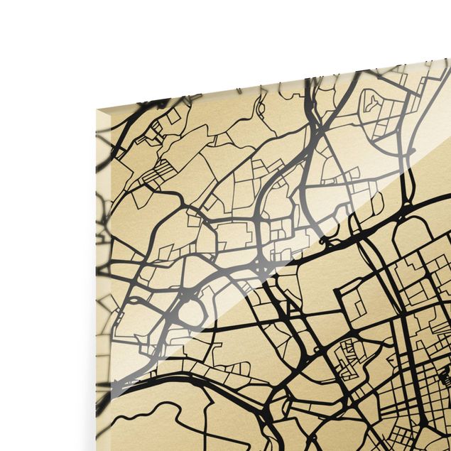 Obrazy nowoczesny City Map Lisbon - Klasyczna