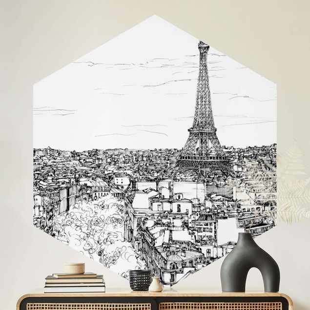 Tapety Paryż Studium miasta - Paryż