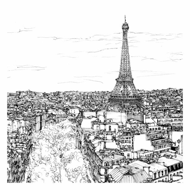 Fototapeta - Studium miasta - Paryż