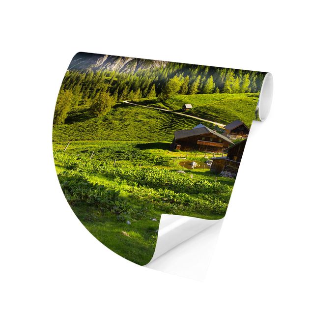 Zielone tapety Styria Alpejska łąka