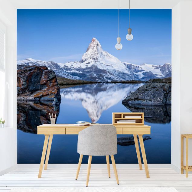 Fototapety góry Jezioro Stelli przed Matterhornem