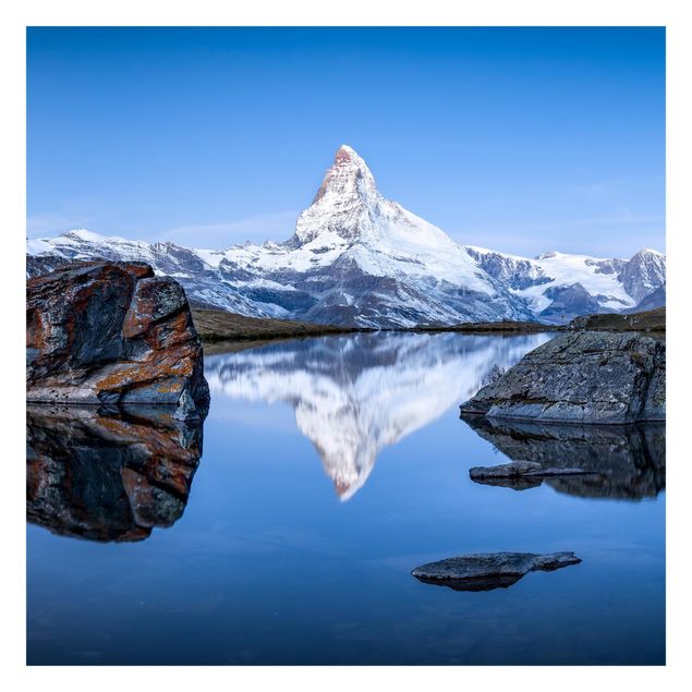 Fototapety Jezioro Stelli przed Matterhornem