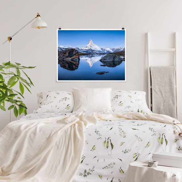 Obrazy Szwajcaria Jezioro Stelli przed Matterhornem