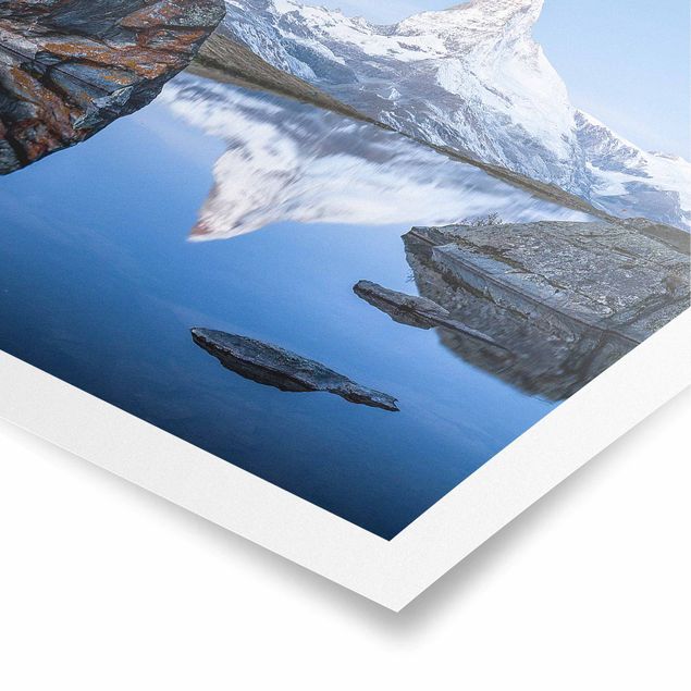 Obrazy góry Jezioro Stelli przed Matterhornem