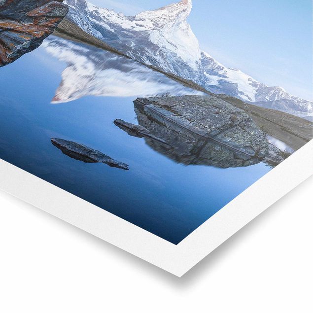 Obrazy góry Jezioro Stelli przed Matterhornem