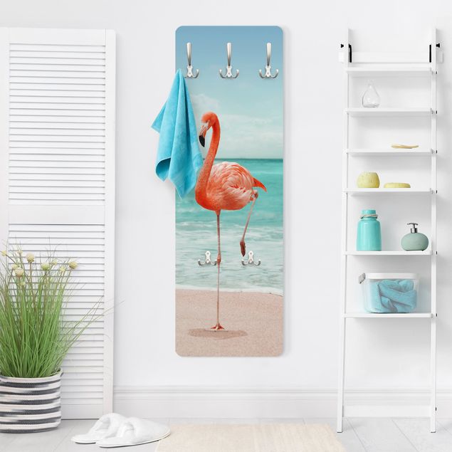 Garderoby Plaża z flamingiem