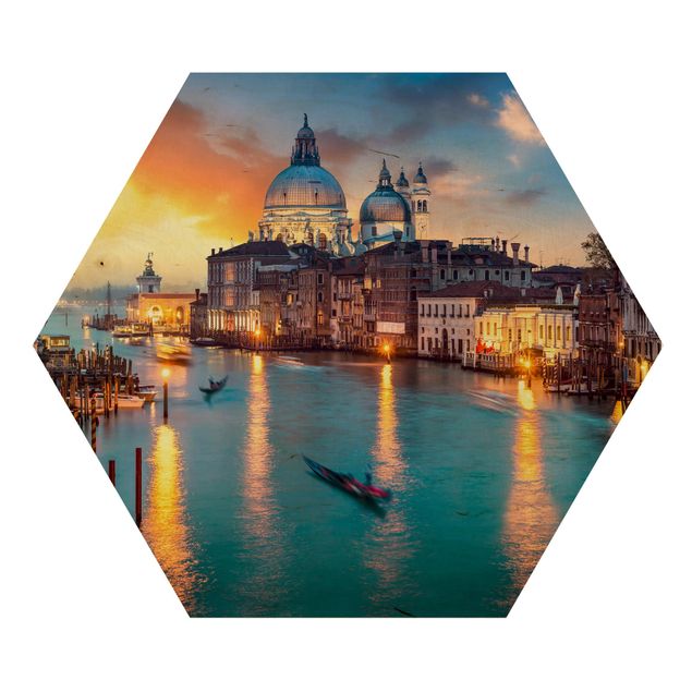 Obrazy na ścianę krajobrazy Zachód słońca w Wenecji