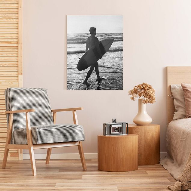Obrazy morze Surfer Boy At Sunset