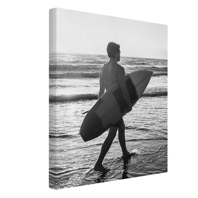 Obrazy krajobraz Surfer Boy At Sunset