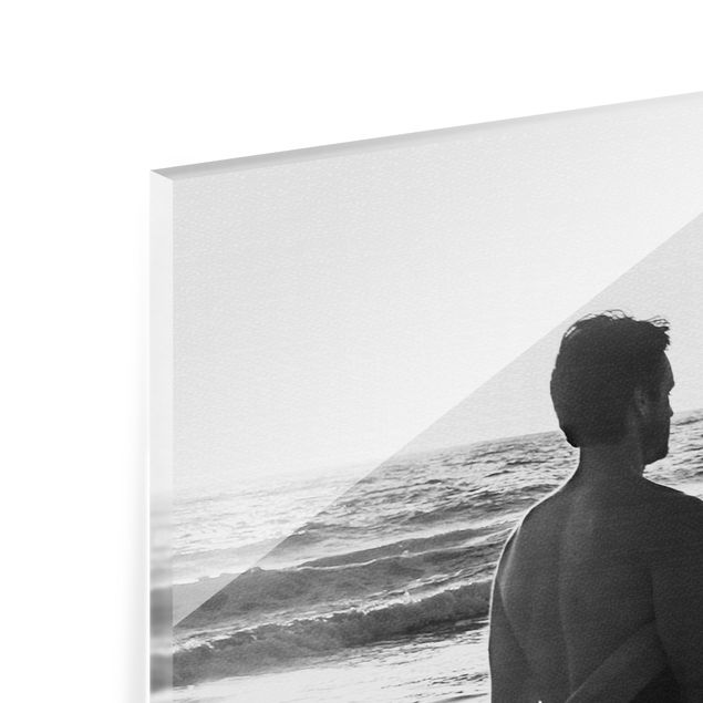 Obrazy z morzem Surfer Boy At Sunset