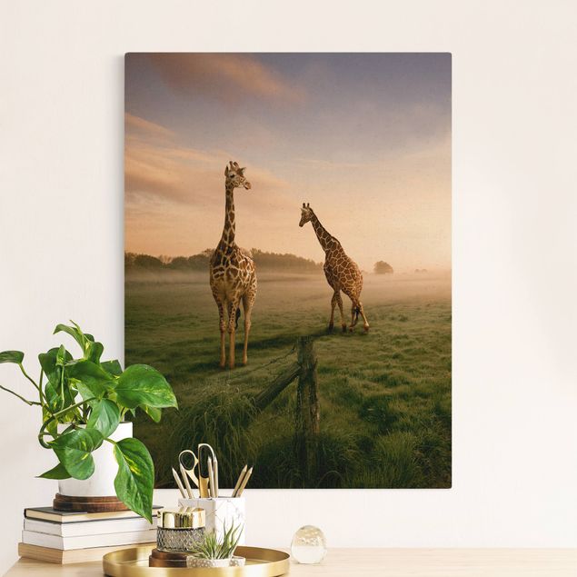Dekoracja do kuchni Surrealistyczne żyrafy