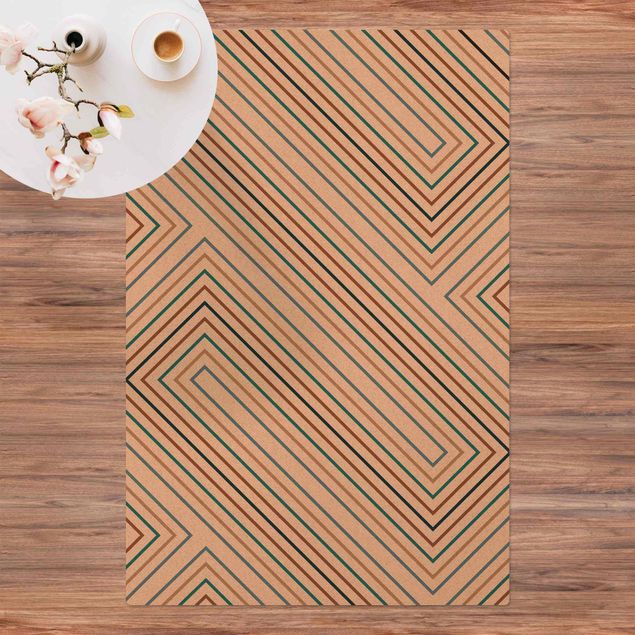dywany nowoczesne Geometria symetryczna Dijon