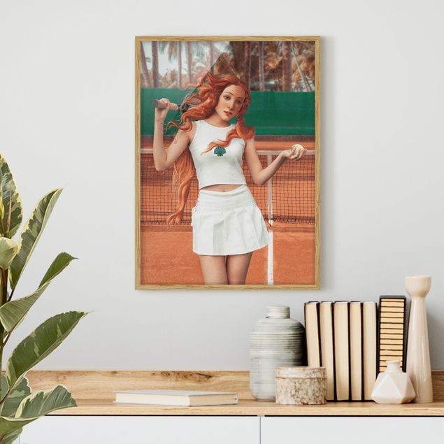 Obrazy w ramie vintage Tenis Venus