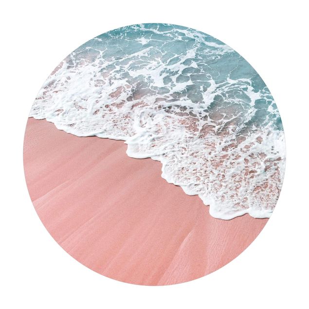 Okrągły dywan winylowy - Głęboka miłość do oceanu