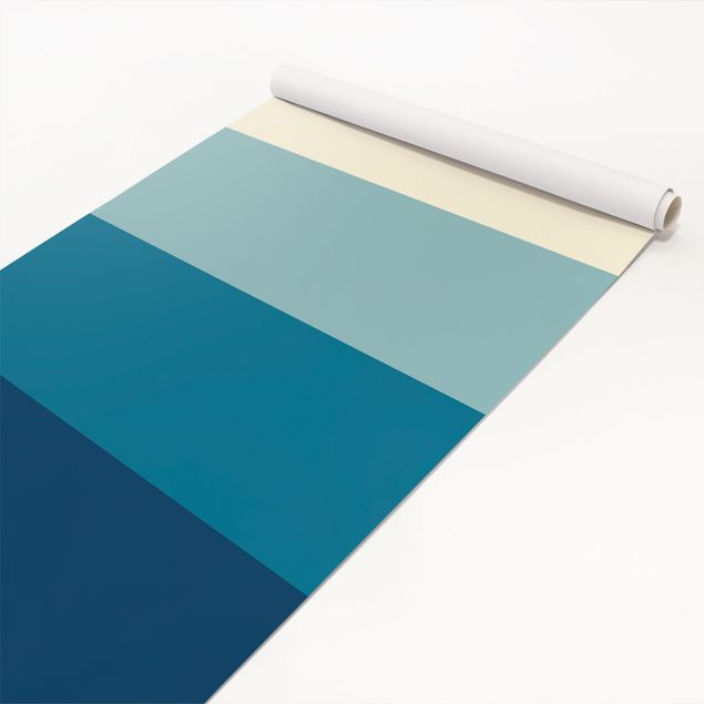 Folia samoprzylepna Deep Sea 4 Stripes Set - Pastel Turquoise Teal Prussian Blue Moon Gray