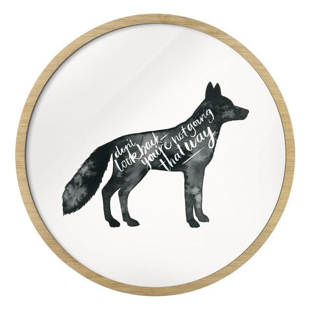 Obrazy nowoczesne Animals With Wisdom - Fox