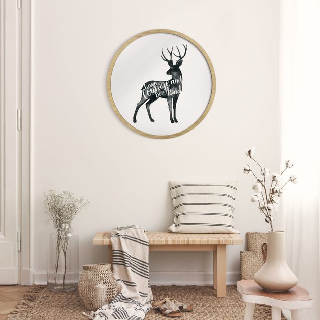 Jeleń obraz Animals With Wisdom - Deer