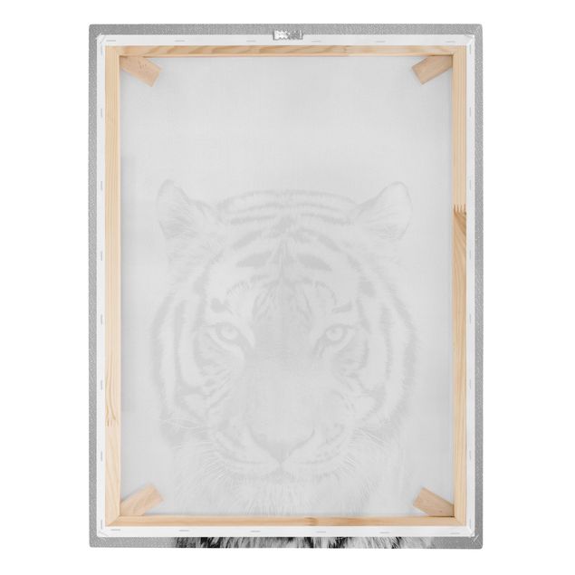 Obrazki czarno białe Tiger Tiago Black And White