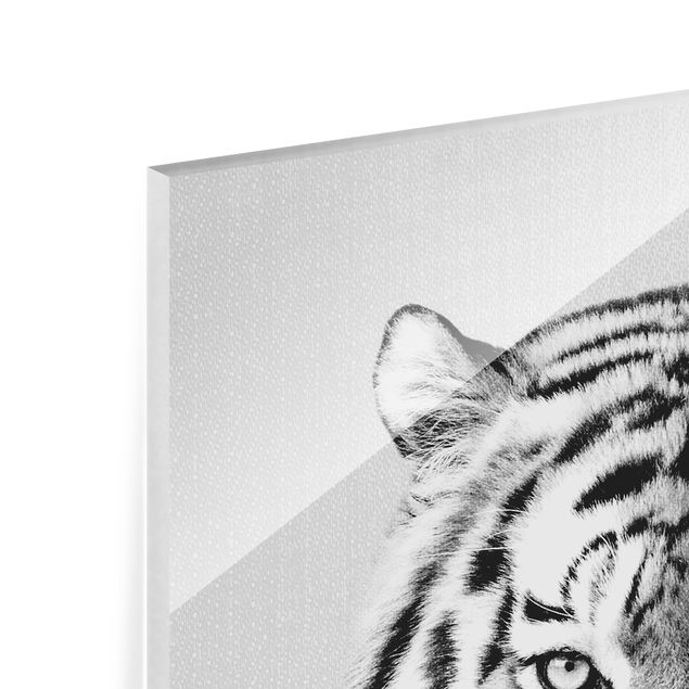 Obrazy zwierzęta Tiger Tiago Black And White