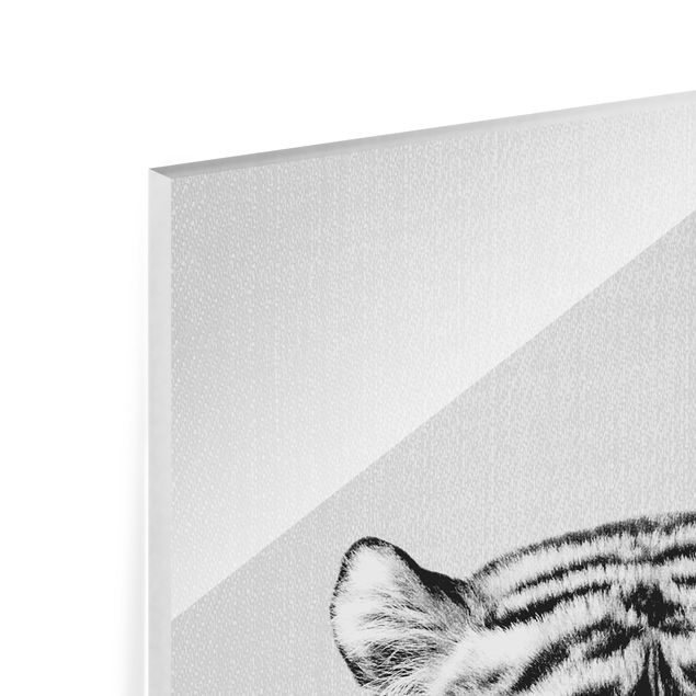 Obrazy zwierzęta Tiger Tiago Black And White