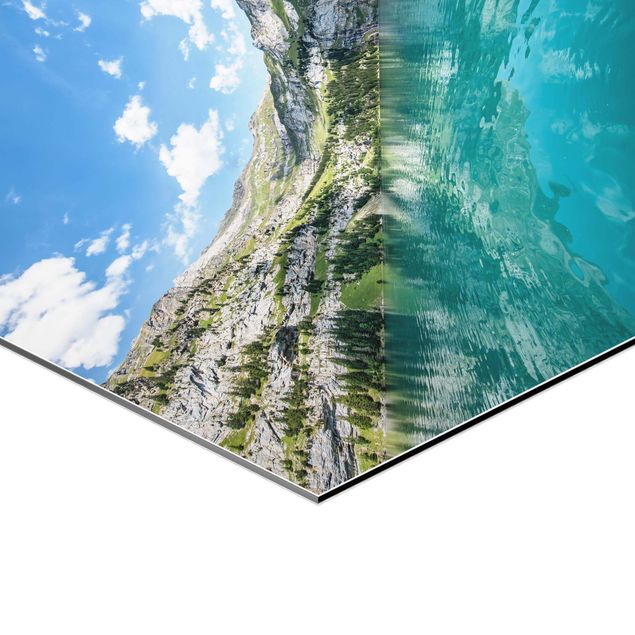 Obraz niebieski Jezioro Dreamy Mountain