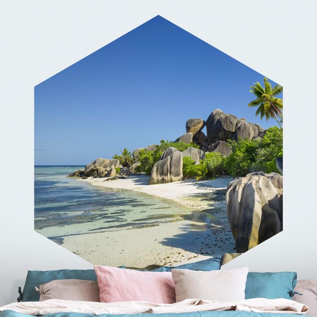 Tapety zachód słońca Dream Beach Seychelles