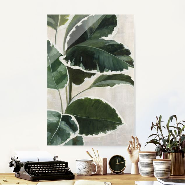 Obrazy na szkle portret Tropical Plant Study