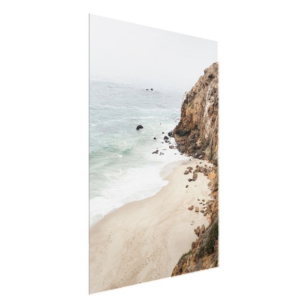 Obrazy na szkle plaża Gloomy Malibu
