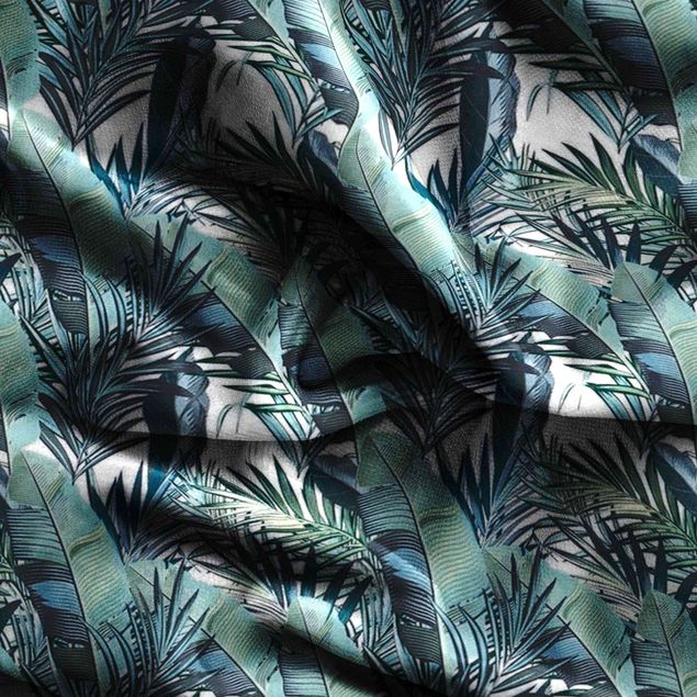 Dekoracja do kuchni Turquoise Leaves Jungle Pattern
