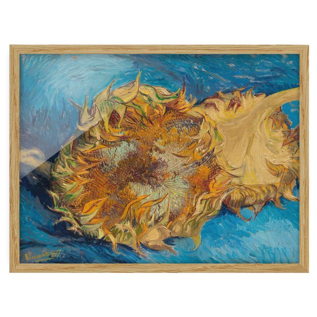 Żółty obraz Van Gogh - Słoneczniki