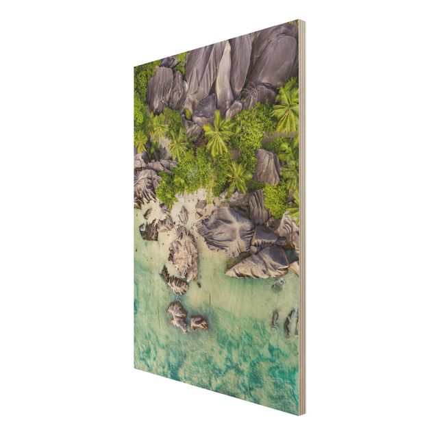 Obrazy z drewna Ukryta Plaża