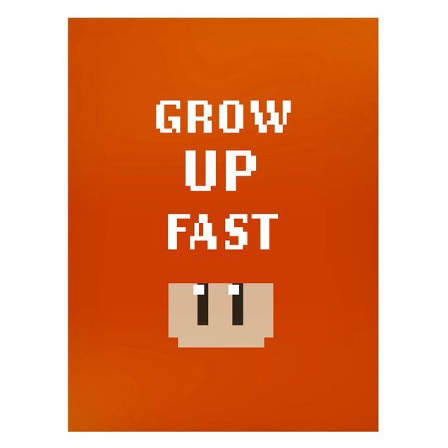 Obrazy nowoczesny Video Game Grow Up Fast In Red