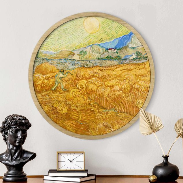 Impresjonizm obrazy Vincent Van Gogh - Wheatfield With Reaper