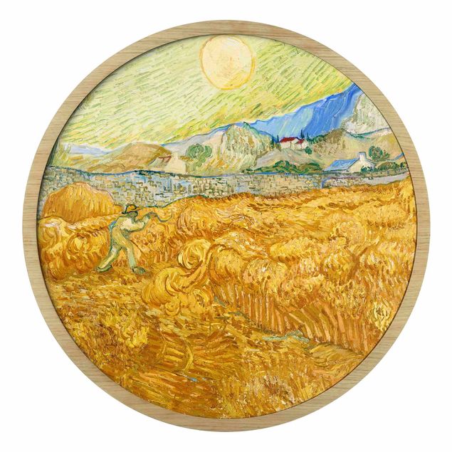 Obrazy nowoczesne Vincent Van Gogh - Wheatfield With Reaper