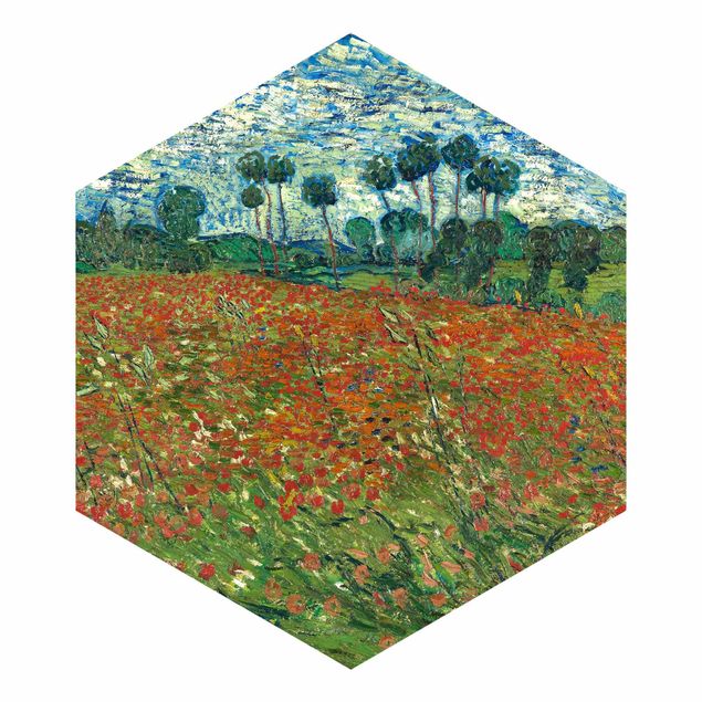 Tapeta w kwiaty Vincent van Gogh - Pole maków