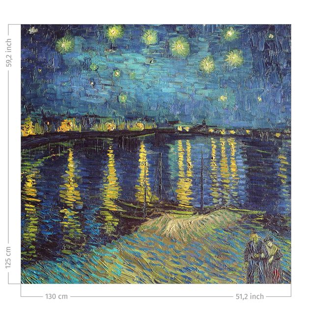 zasłony na wymiar Vincent Van Gogh - Starry Night Over The Rhone