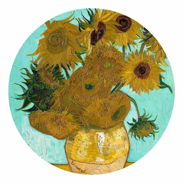 Fototapety słoneczniki Vincent van Gogh - Wazon ze słonecznikami