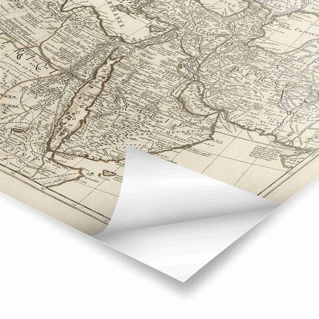 Andrea Haase obrazy  Vintage Map Orient
